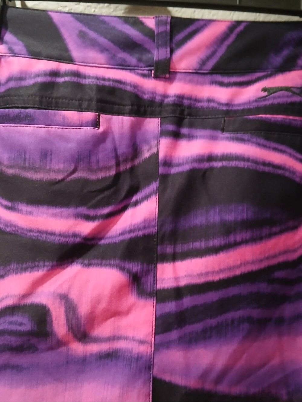 Slazenger womens golf built in shorts pocket Pink & Purple - Picture 5 of 7